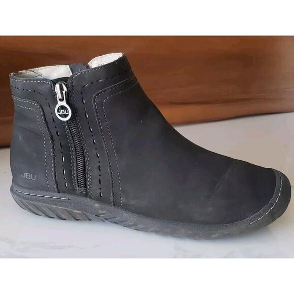 JBU Women's Juno Winter Ankle Boots Black size 8M - Picture 1 of 8